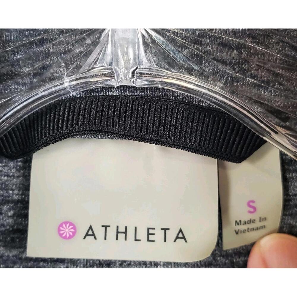 Athleta Intention Gray Heathered Assymetrical Ath… - image 5